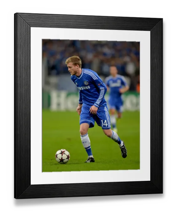 Framed Print : Schurrle's Homecoming: Chelsea vs. Schalke in the UEFA Champions League - Group E at Veltins-Arena Framed Print : Schurrle's Homecoming: Chelsea vs. Schalke in the UEFA Champions League - Group E at Veltins-Arena