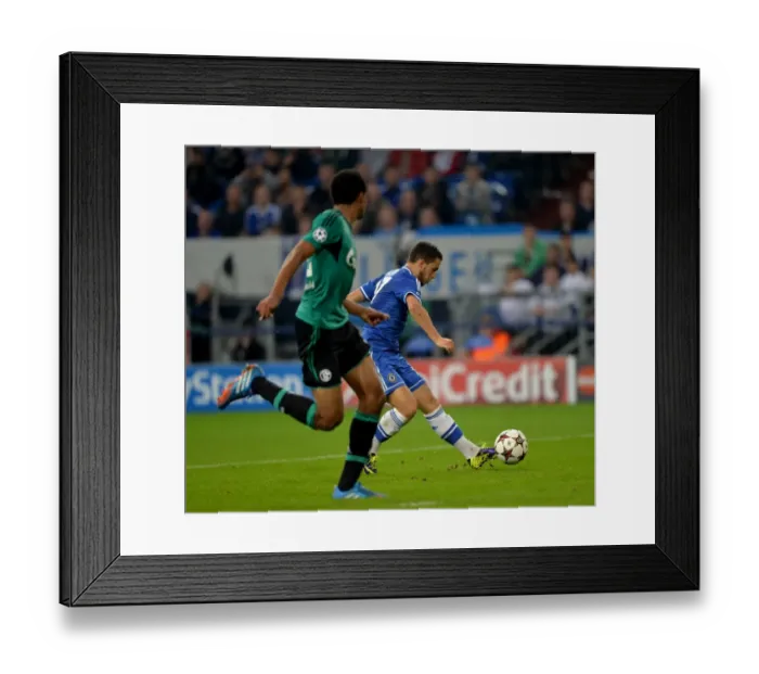 Framed Print : Eden Hazard Scores Chelsea's Third Goal: Schalke 04 vs. Chelsea, UEFA Champions League (22nd October 2013) Framed Print : Eden Hazard Scores Chelsea's Third Goal: Schalke 04 vs. Chelsea, UEFA Champions League (22nd October 2013)
