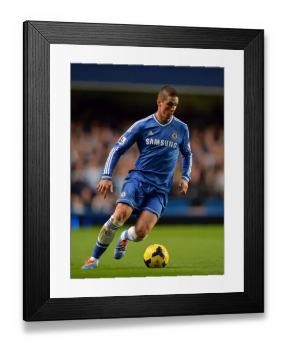 Framed Print : Soccer - Barclays Premier League - Chelsea v Manchester City - Stamford Bridge