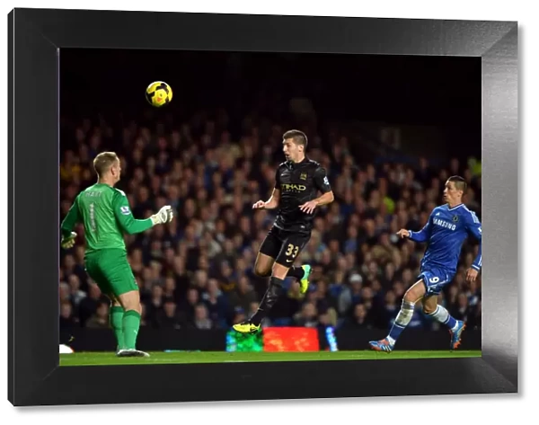 Torres Scores Spectacularly as Nastasic Heads Past Hart (Chelsea vs Manchester City, 2013)