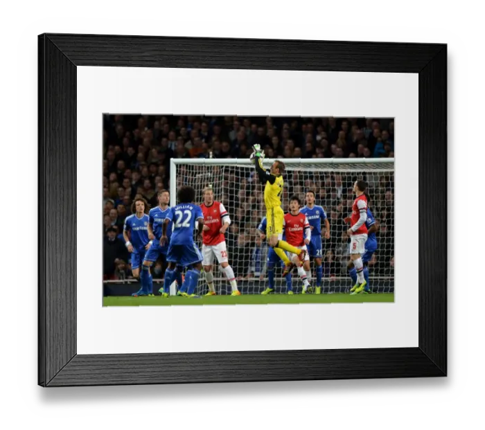 Framed Print : Mark Schwarzer Claims Controversial Cross Amidst Intense Arsenal-Chelsea Capital One Cup Rivalry (October 2013) Framed Print : Mark Schwarzer Claims Controversial Cross Amidst Intense Arsenal-Chelsea Capital One Cup Rivalry (October 2013)