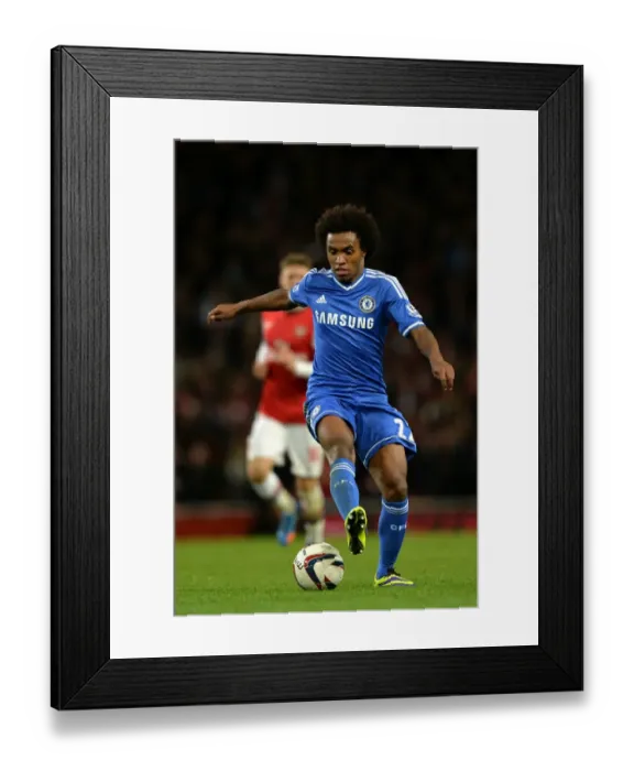 Framed Print : Willian Leads Chelsea to Victory: Intense Arsenal vs. Chelsea Capital One Cup Showdown at Emirates Stadium (October 29, 2013) Framed Print : Willian Leads Chelsea to Victory: Intense Arsenal vs. Chelsea Capital One Cup Showdown at Emirates Stadium (October 29, 2013)