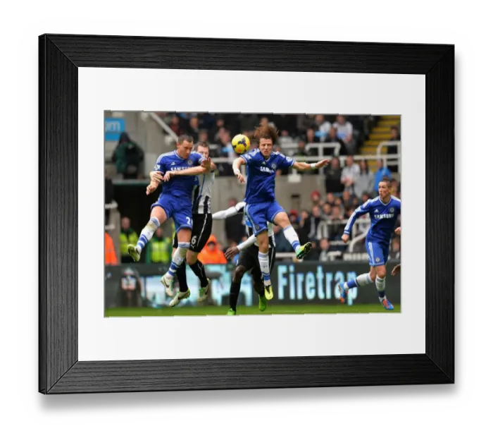 Framed Print : John Terry's Powerful Header Towards Victory: Chelsea vs. Newcastle United (November 2013) Framed Print : John Terry's Powerful Header Towards Victory: Chelsea vs. Newcastle United (November 2013)