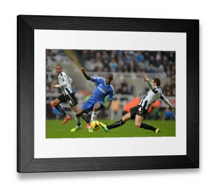 Framed Print : Intense Battle for Ball Possession: Ramires vs. Cabaye - Newcastle United vs. Chelsea (November 2013) Framed Print : Intense Battle for Ball Possession: Ramires vs. Cabaye - Newcastle United vs. Chelsea (November 2013)