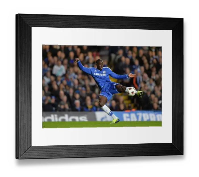 Framed Print : Demba Ba Scores Chelsea's Third Goal: UEFA Champions League - Chelsea vs. Schalke 04 (November 6, 2013) - Stamford Bridge Framed Print : Demba Ba Scores Chelsea's Third Goal: UEFA Champions League - Chelsea vs. Schalke 04 (November 6, 2013) - Stamford Bridge