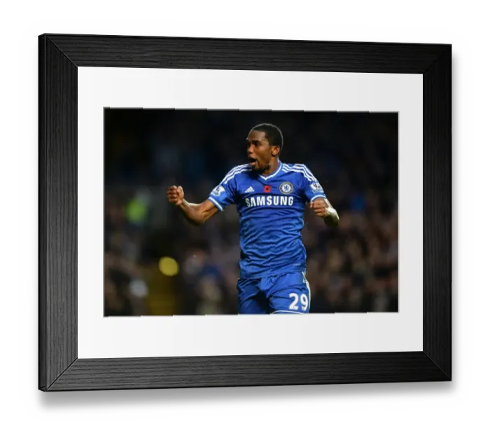 Framed Print : Samuel Eto'o's Thrilling First Goal for Chelsea Against West Bromwich Albion (Nov. 9, 2013) Framed Print : Samuel Eto'o's Thrilling First Goal for Chelsea Against West Bromwich Albion (Nov. 9, 2013)
