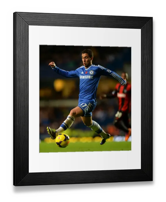 Framed Print : Eden Hazard's Stellar Performance: Chelsea vs. West Bromwich Albion (Barclays Premier League, 9th November 2013)