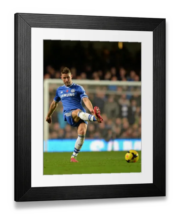 Framed Print : Gary Cahill in Action: Chelsea vs. West Bromwich Albion, Barclays Premier League (November 9, 2013) Framed Print : Gary Cahill in Action: Chelsea vs. West Bromwich Albion, Barclays Premier League (November 9, 2013)