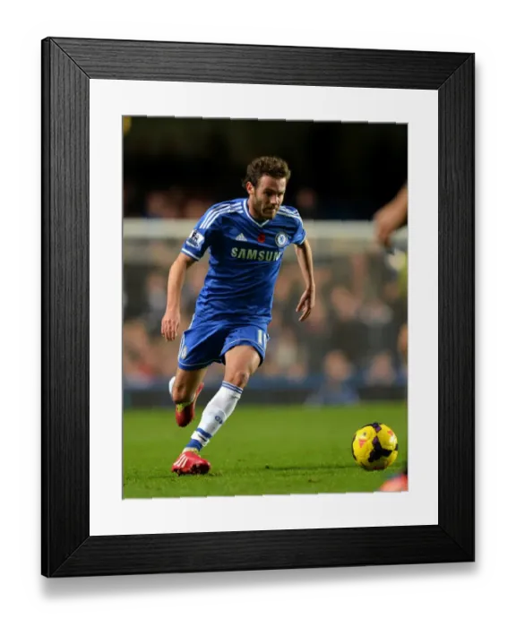 Framed Print : Juan Mata in Action: Chelsea vs. West Bromwich Albion (November 9, 2013) Framed Print : Juan Mata in Action: Chelsea vs. West Bromwich Albion (November 9, 2013)