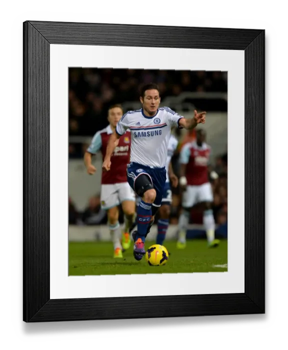 Framed Print : Frank Lampard at Upton Park: A Chelsea Legend Faces His Former Team, Chelsea vs. West Ham United, Barclays Premier League, 23rd November 2013 Framed Print : Frank Lampard at Upton Park: A Chelsea Legend Faces His Former Team, Chelsea vs. West Ham United, Barclays Premier League, 23rd November 2013