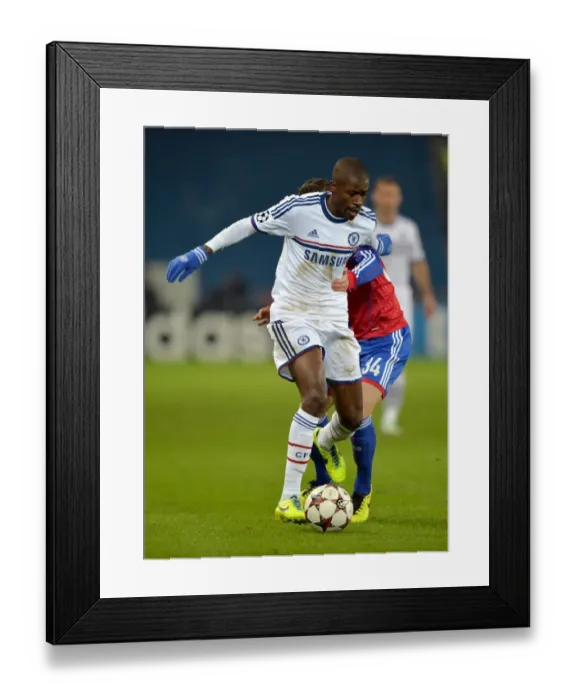 Framed Print : Champions Clash: Ramires vs. Xhaka - FC Basel vs. Chelsea, UEFA Champions League Group E (November 2013) Framed Print : Champions Clash: Ramires vs. Xhaka - FC Basel vs. Chelsea, UEFA Champions League Group E (November 2013)