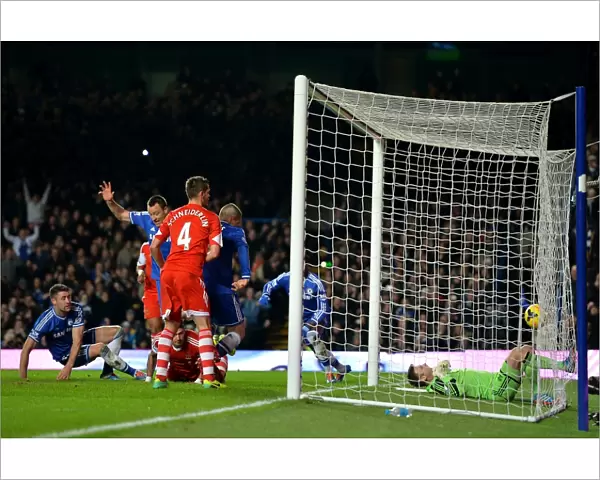 Gary Cahill's Equalizer: Chelsea vs. Southampton, Barclays Premier League, Stamford Bridge (1st December 2013)