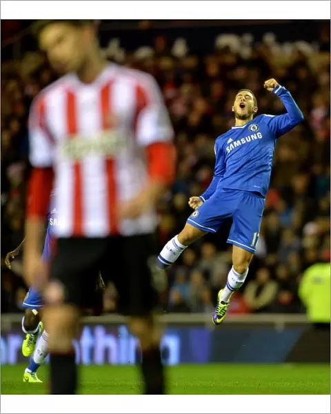 Eden Hazard's Brilliant Double: Chelsea's Triumph at Sunderland's Stadium of Light (Barclays Premier League, 4th December 2013)