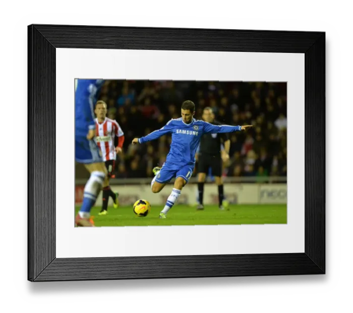 Framed Print : Eden Hazard Scores Chelsea's Third: Sunderland 1-3 Chelsea (Dec 4, 2013) Framed Print : Eden Hazard Scores Chelsea's Third: Sunderland 1-3 Chelsea (Dec 4, 2013)