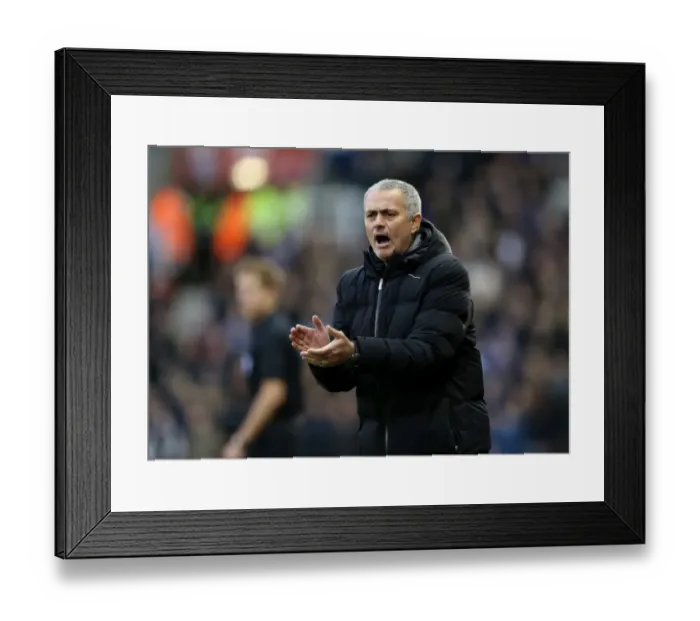 Framed Print : Jose Mourinho Leads Chelsea at Britannia Stadium (Stoke City vs. Chelsea, Barclays Premier League, 7th December 2013) Framed Print : Jose Mourinho Leads Chelsea at Britannia Stadium (Stoke City vs. Chelsea, Barclays Premier League, 7th December 2013)