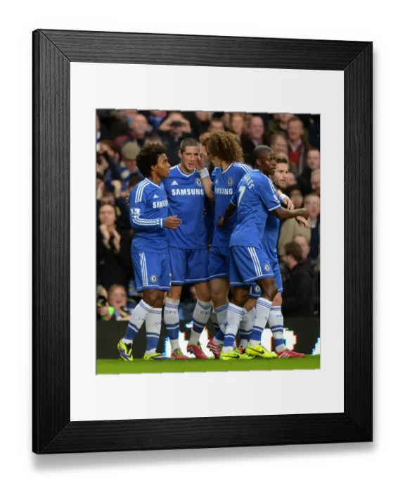 Framed Print : Soccer - Barclays Premier League - Chelsea v Crystal Palace - Stamford Bridge