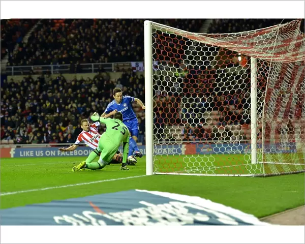 Frank Lampard's Stunner: Chelsea's Opening Goal vs. Sunderland (December 17, 2013)
