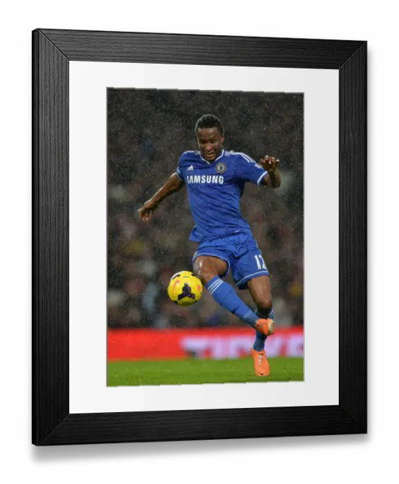 Framed Print : Mikel in Action: Chelsea vs. Arsenal - Barclays Premier League Clash at Emirates Stadium (December 23, 2013) Framed Print : Mikel in Action: Chelsea vs. Arsenal - Barclays Premier League Clash at Emirates Stadium (December 23, 2013)