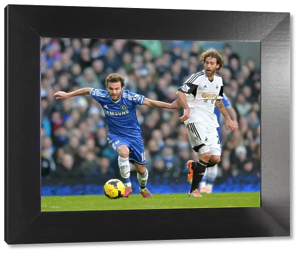 Clash at Stamford Bridge: Juan Mata vs. Jose Canas - Premier League Battle (December 26, 2013)