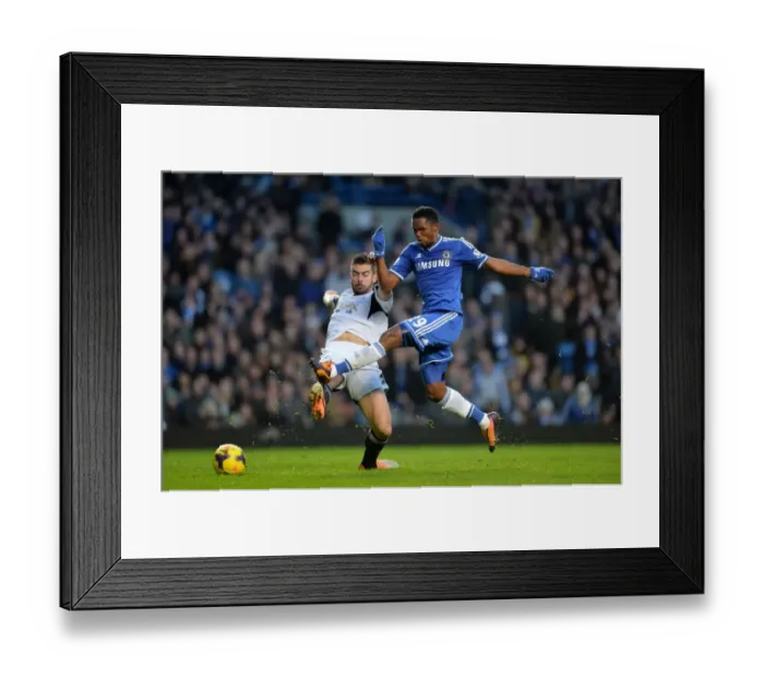 Framed Print : Clash at Stamford Bridge: Eto'o vs Amat - A Premier League Battle (December 26, 2013) Framed Print : Clash at Stamford Bridge: Eto'o vs Amat - A Premier League Battle (December 26, 2013)