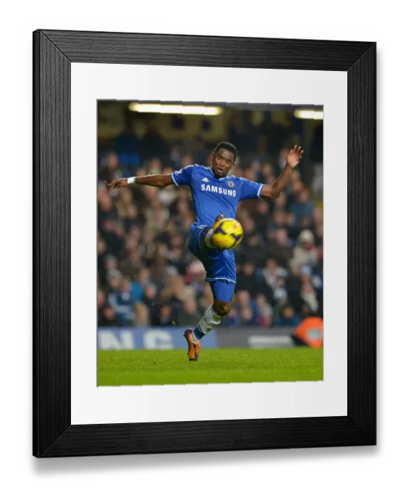 Framed Print : Samuel Eto'o in Action: Chelsea vs Swansea City, Barclays Premier League (December 26, 2013) Framed Print : Samuel Eto'o in Action: Chelsea vs Swansea City, Barclays Premier League (December 26, 2013)