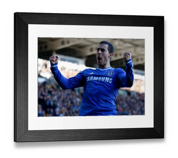 Framed Print : Eden Hazard's Thrilling Goal: Chelsea's Triumph Over Hull City (BPL, January 11, 2014)