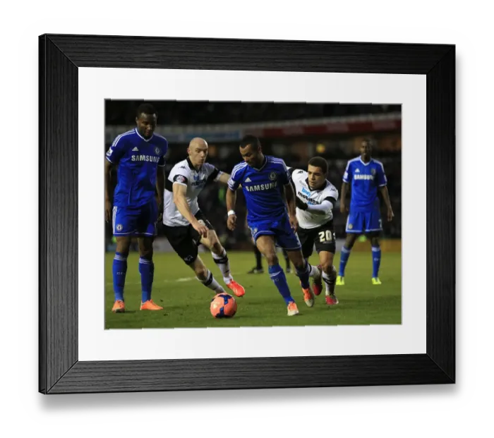 Framed Print : Ashley Cole in Action: Chelsea vs. Derby County - FA Cup Third Round - iPro Stadium (5th January 2014) Framed Print : Ashley Cole in Action: Chelsea vs. Derby County - FA Cup Third Round - iPro Stadium (5th January 2014)