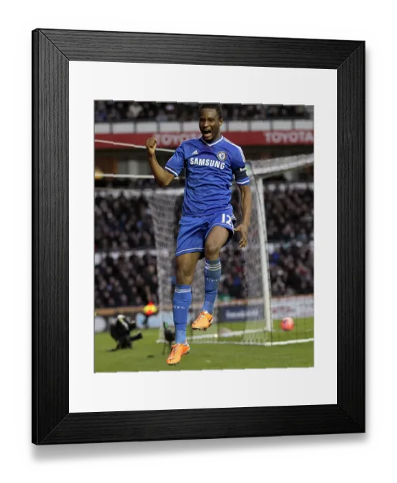 Framed Print : Mikel John Obi's FA Cup Stunner: Chelsea's First Goal vs. Derby County (5th January 2014) Framed Print : Mikel John Obi's FA Cup Stunner: Chelsea's First Goal vs. Derby County (5th January 2014)