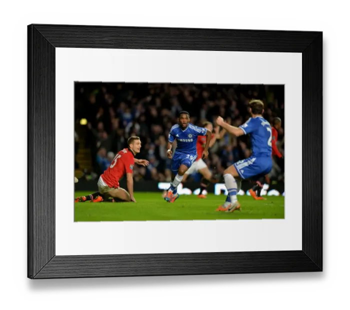 Framed Print : Samuel Eto'o's Double Strike: Chelsea's Glory Against Manchester United (19th January 2014) Framed Print : Samuel Eto'o's Double Strike: Chelsea's Glory Against Manchester United (19th January 2014)