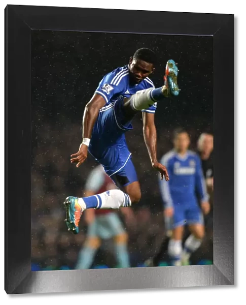 Samuel Eto'o at Stamford Bridge: Chelsea vs. West Ham United - Barclays Premier League (January 29, 2014)