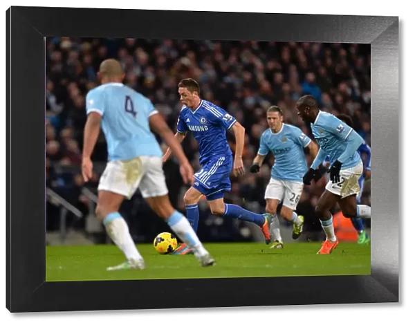 Nemanja Matic in Action: Manchester City vs. Chelsea, Barclays Premier League (3rd February 2014) - Etihad Stadium