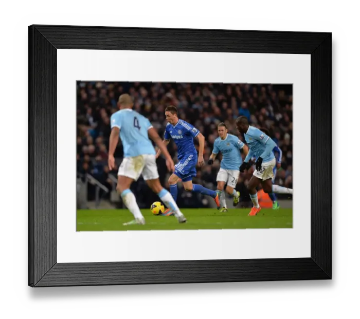 Framed Print : Nemanja Matic in Action: Manchester City vs. Chelsea, Barclays Premier League (3rd February 2014) - Etihad Stadium Framed Print : Nemanja Matic in Action: Manchester City vs. Chelsea, Barclays Premier League (3rd February 2014) - Etihad Stadium