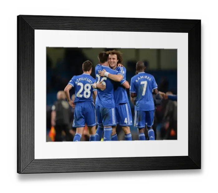 Framed Print : John Terry and David Luiz: Chelsea's Unstoppable Duo Celebrate Victory Over Manchester City (3rd February 2014) Framed Print : John Terry and David Luiz: Chelsea's Unstoppable Duo Celebrate Victory Over Manchester City (3rd February 2014)