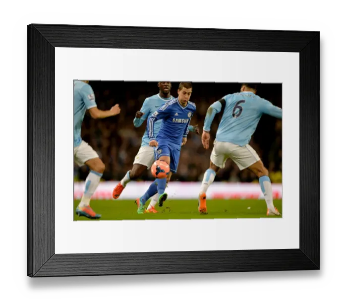 Framed Print : Eden Hazard's Electrifying Dash: Chelsea vs Manchester City - FA Cup Fifth Round, Etihad Stadium (Feb 15, 2014) Framed Print : Eden Hazard's Electrifying Dash: Chelsea vs Manchester City - FA Cup Fifth Round, Etihad Stadium (Feb 15, 2014)