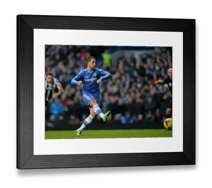 Framed Print : Eden Hazard's Hat-trick: Chelsea's Triumph Over Newcastle United (8th February 2014) Framed Print : Eden Hazard's Hat-trick: Chelsea's Triumph Over Newcastle United (8th February 2014)