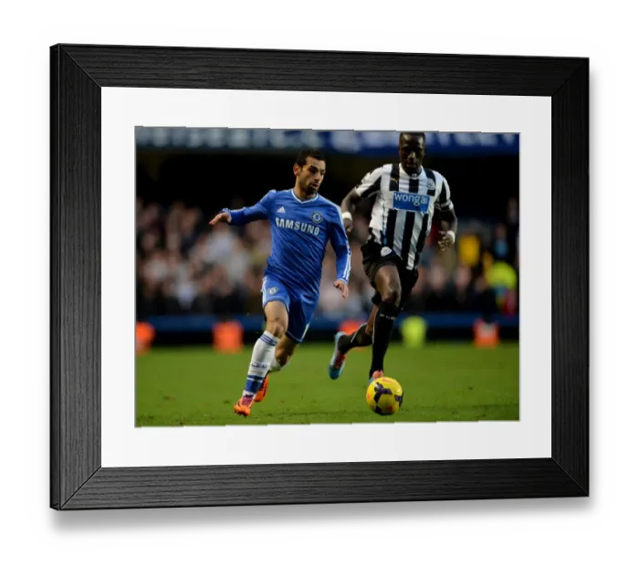 Framed Print : Intense Rivalry: Salah vs. Sissoko - Chelsea vs. Newcastle United (8th February 2014) Framed Print : Intense Rivalry: Salah vs. Sissoko - Chelsea vs. Newcastle United (8th February 2014)