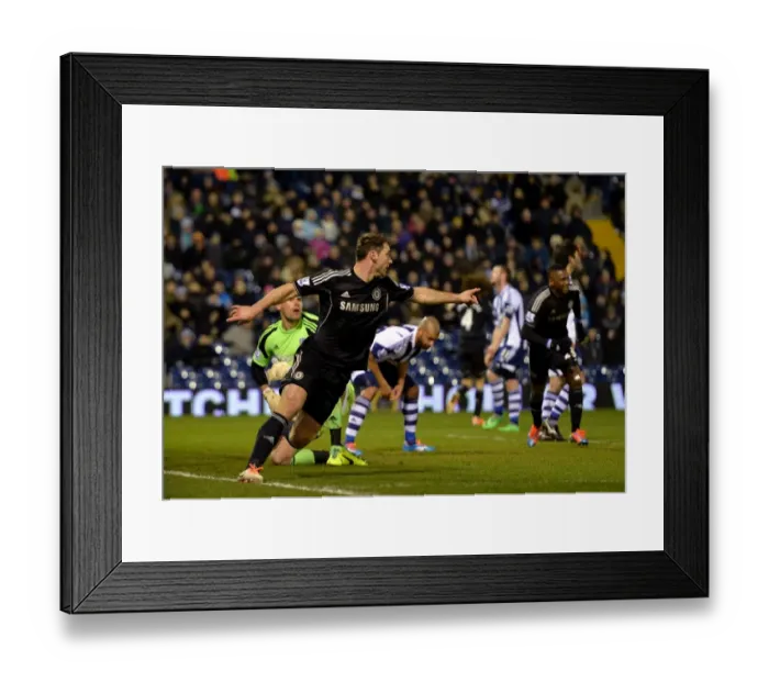 Framed Print : Branislav Ivanovic's Euphoric Goal Celebration: Opening Chelsea's Victory Against West Bromwich Albion (February 11, 2014) Framed Print : Branislav Ivanovic's Euphoric Goal Celebration: Opening Chelsea's Victory Against West Bromwich Albion (February 11, 2014)