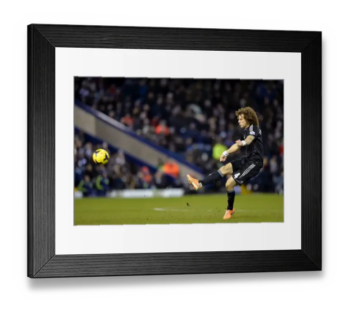 Framed Print : David Luiz at The Hawthorns: Chelsea's Free-Kick Against West Bromwich Albion (11th February 2014) Framed Print : David Luiz at The Hawthorns: Chelsea's Free-Kick Against West Bromwich Albion (11th February 2014)