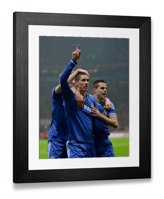 Framed Print : Fernando Torres's Thrilling Opener: Chelsea's Victory at Galatasaray in the UEFA Champions League (26th February 2014, Turk Telekom Arena) Framed Print : Fernando Torres's Thrilling Opener: Chelsea's Victory at Galatasaray in the UEFA Champions League (26th February 2014, Turk Telekom Arena)