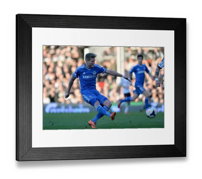 Framed Print : Schurrle's Hat Trick: Chelsea's Triumph over Fulham in the Barclays Premier League (1st March 2014, Craven Cottage) Framed Print : Schurrle's Hat Trick: Chelsea's Triumph over Fulham in the Barclays Premier League (1st March 2014, Craven Cottage)