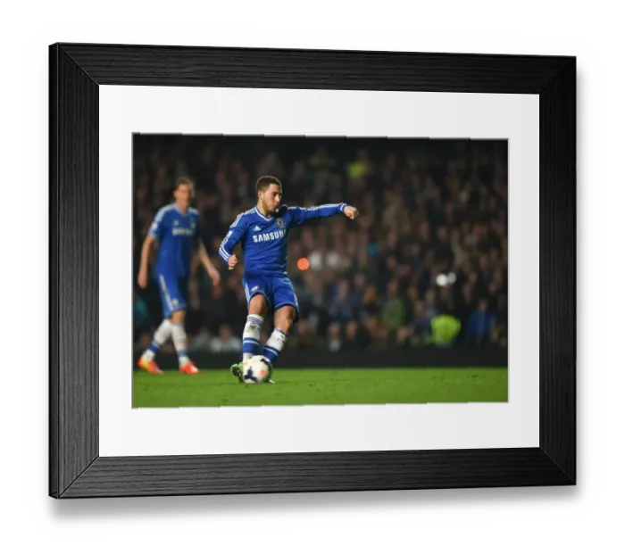Framed Print : Eden Hazard Scores Penalty: Chelsea's Victory Over Tottenham Hotspur in the Barclays Premier League (8th March 2014) Framed Print : Eden Hazard Scores Penalty: Chelsea's Victory Over Tottenham Hotspur in the Barclays Premier League (8th March 2014)
