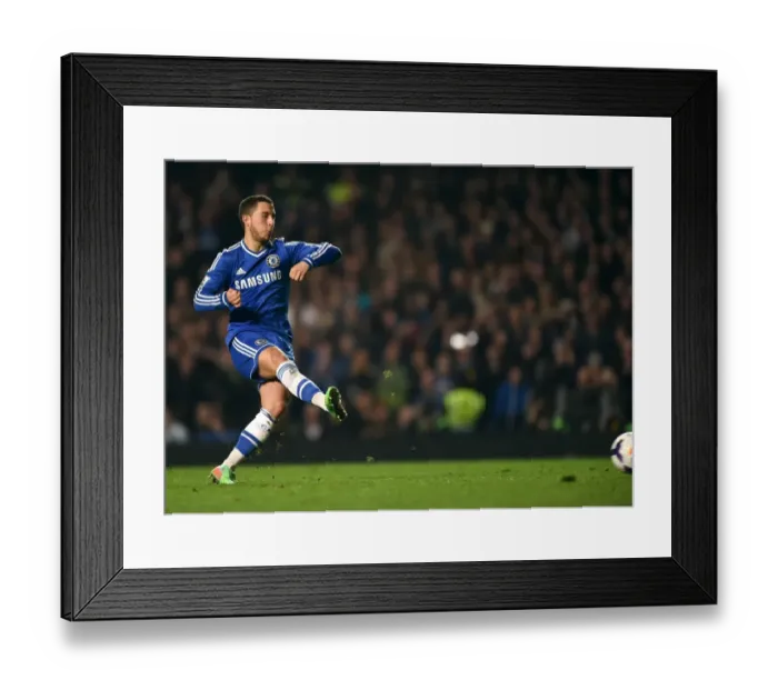Framed Print : Eden Hazard Scores Penalty: Chelsea's Thrilling Victory Over Tottenham Hotspur in the Premier League (8th March 2014) Framed Print : Eden Hazard Scores Penalty: Chelsea's Thrilling Victory Over Tottenham Hotspur in the Premier League (8th March 2014)
