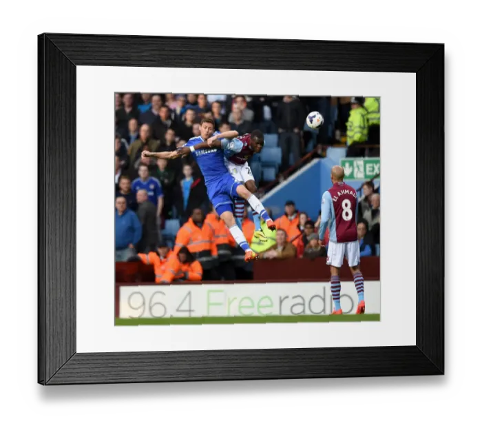 Framed Print : Soccer - Barclays Premier League - Aston Villa v Chelsea - Villa Park Framed Print : Soccer - Barclays Premier League - Aston Villa v Chelsea - Villa Park