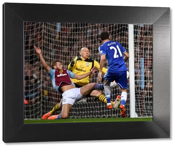 Disallowed Goal: Nemanja Matic's Strike for Chelsea vs. Aston Villa (BPL, 15th March 2014)