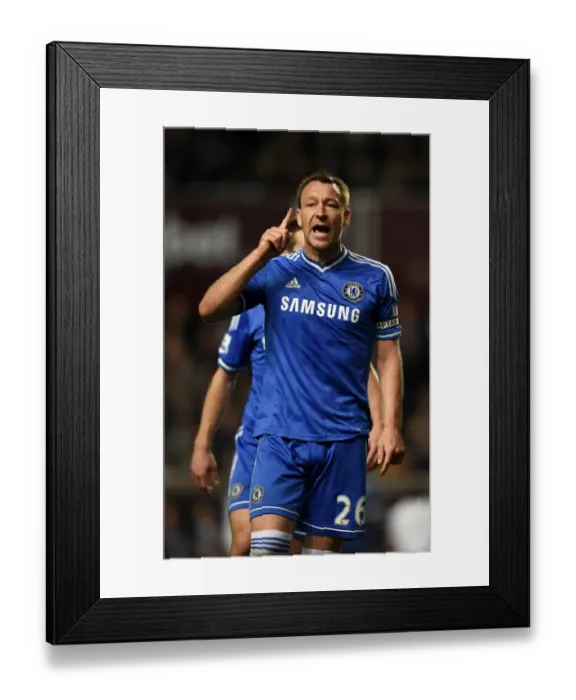Framed Print : John Terry's Emotional Reaction: Aston Villa vs. Chelsea (15th March 2014), Barclays Premier League, Villa Park Framed Print : John Terry's Emotional Reaction: Aston Villa vs. Chelsea (15th March 2014), Barclays Premier League, Villa Park