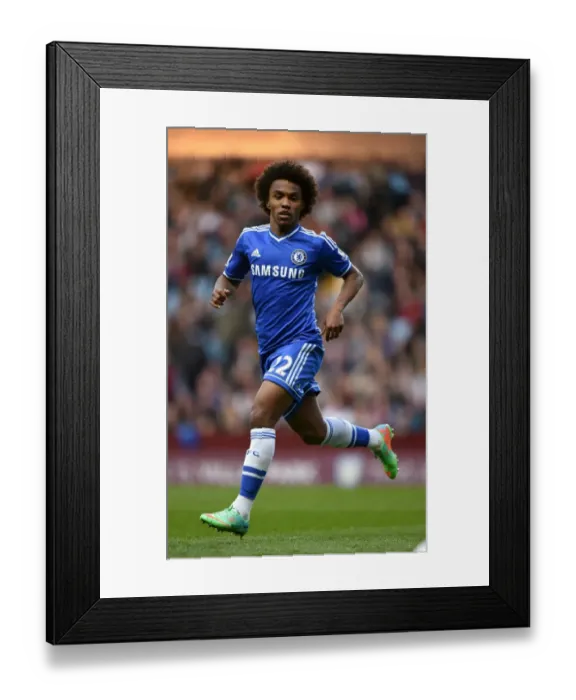 Framed Print : Willian's Triumph: Aston Villa vs. Chelsea (15th March 2014), Barclays Premier League at Villa Park Framed Print : Willian's Triumph: Aston Villa vs. Chelsea (15th March 2014), Barclays Premier League at Villa Park