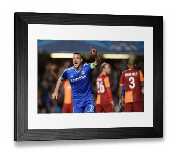 Framed Print : John Terry's Euphoric Reaction to Gary Cahill's Goal: Chelsea's UEFA Champions League Victory (18th March 2014) Framed Print : John Terry's Euphoric Reaction to Gary Cahill's Goal: Chelsea's UEFA Champions League Victory (18th March 2014)