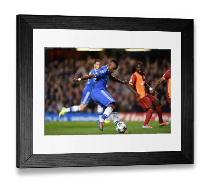 Framed Print : Samuel Eto'o Scores First Goal: Chelsea vs. Galatasaray in the Champions League (18th March 2014) Framed Print : Samuel Eto'o Scores First Goal: Chelsea vs. Galatasaray in the Champions League (18th March 2014)