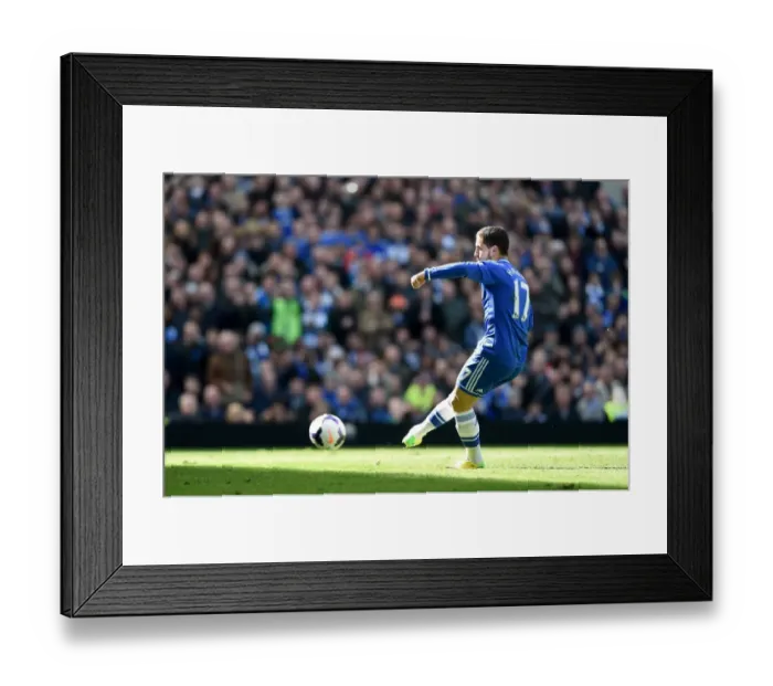 Framed Print : Eden Hazard's Penalty: Chelsea's Game-Changing Goal vs. Arsenal (BPL, Stamford Bridge - 22nd March 2014) Framed Print : Eden Hazard's Penalty: Chelsea's Game-Changing Goal vs. Arsenal (BPL, Stamford Bridge - 22nd March 2014)