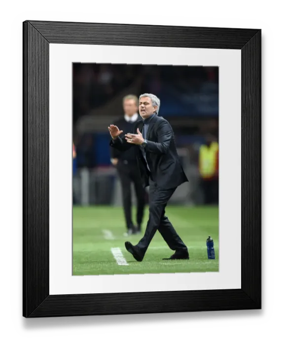 Framed Print : Jose Mourinho's Intense Instructions: Chelsea vs. Paris Saint-Germain, UEFA Champions League Quarterfinal - First Leg (April 2, 2014) Framed Print : Jose Mourinho's Intense Instructions: Chelsea vs. Paris Saint-Germain, UEFA Champions League Quarterfinal - First Leg (April 2, 2014)